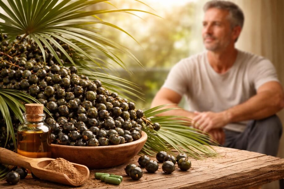 Fűrészpálma növényi készítményei, kapszulák és kivonatok a prosztata egészségére és általános közérzet javítására