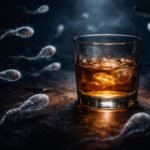 Férfi és nő pár relaxáltan, orvosi laboratóriumban spermaminőségi vizsgálatra készülnek.
